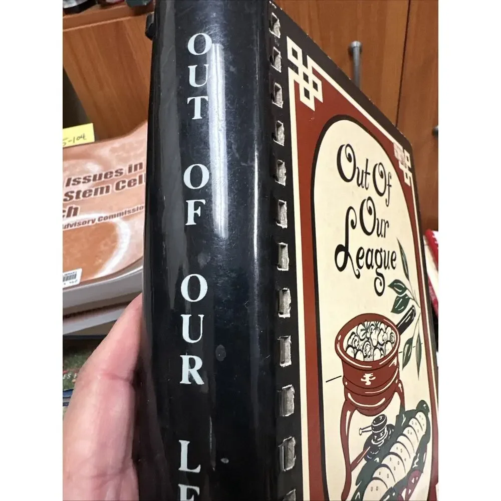 Out Of Our League Hardcover Spiral‎ Bound 1981 4th Printing